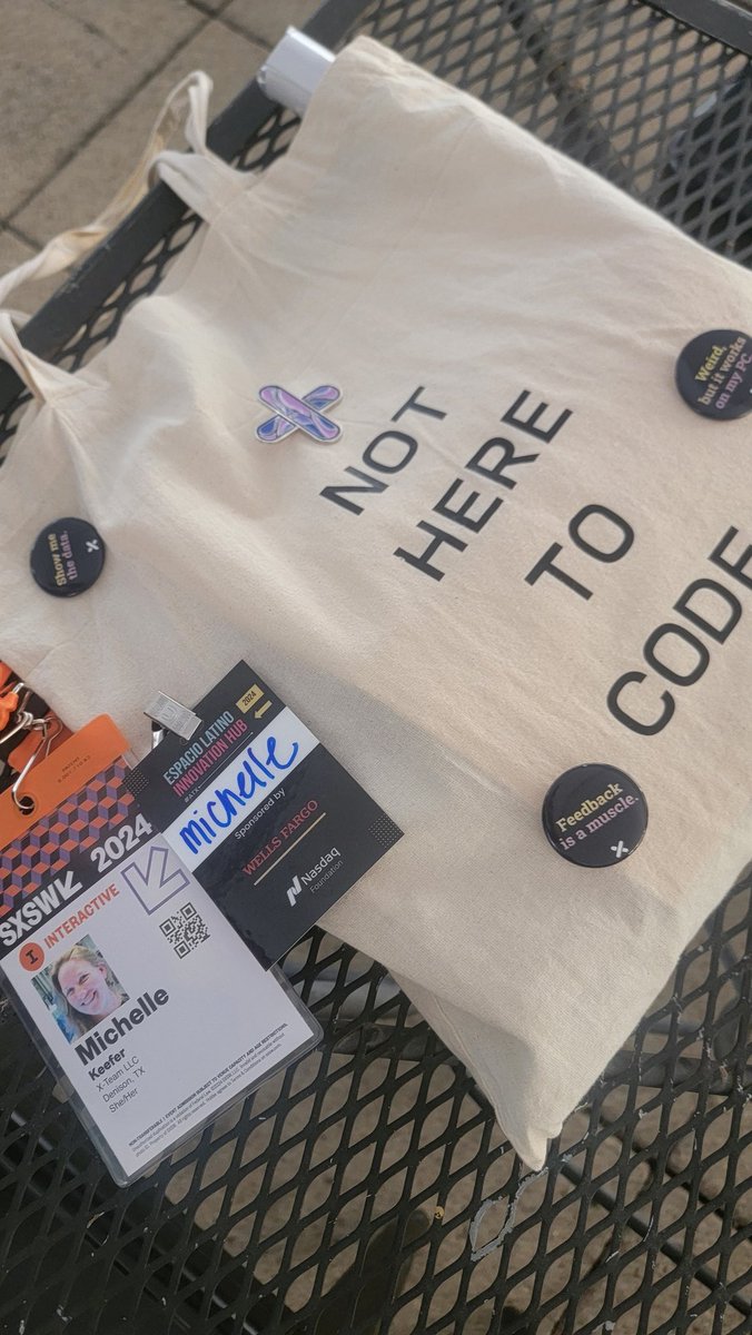 I LOVE my totebag I got at #WCUS from <a href="/stellarwp/">StellarWP</a> and all of my pins from #WCEU - and I especially love taking the artifacts from my time at <a href="/XWP/">XWP</a> into my experiences at <a href="/xteam/">X-Team</a>. There really isn't a better option for me to use at tech conferences- even #SXSW