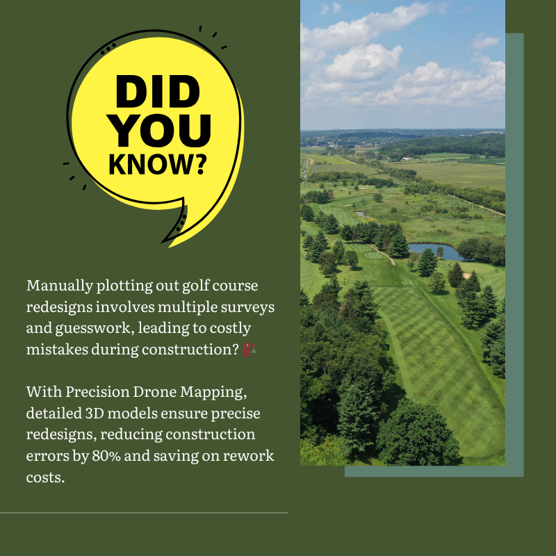 precisondronemp's tweet photo. Elevate your course design! Use Precision Drone Mapping for detailed aerial views and GPS annotations.
#golfcoursemanagement #DroneMapping #gcsaa #usga #turfmaintenance #GolfCourse https://t.co/i5TUs4ZYIp