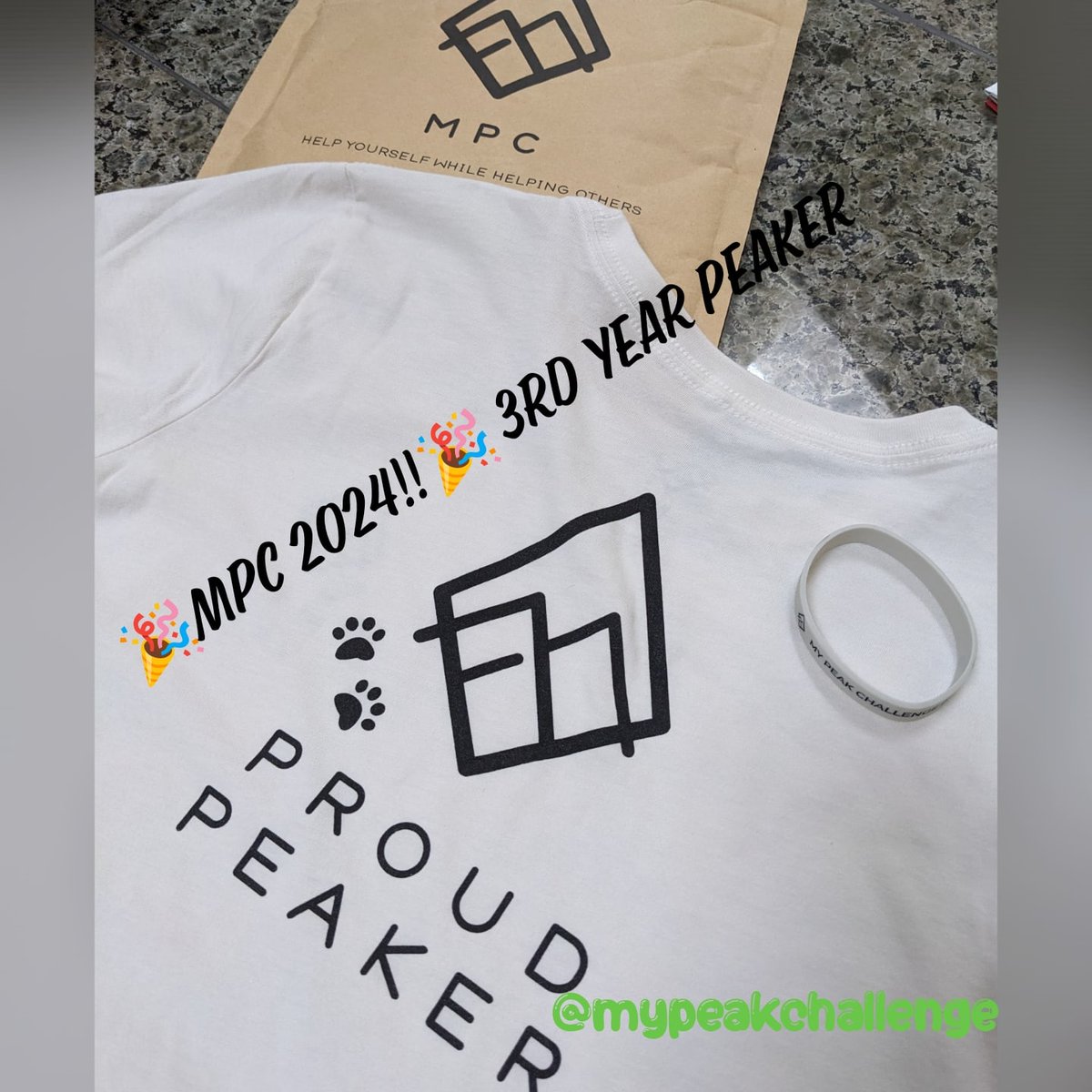 Got my 👕. Yay MPC 2024. Year 3 is off to a fantastic start. Love the coaches and workouts❤️ Excited to support <a href="/WorldWildlifeF/">World Wildlife Fund</a>  Huge thanks to <a href="/CoachValbo/">John Valbonesi</a> for all the 🔥 workouts and hard earned 💦!!
 Thank you <a href="/SamHeughan/">Sam Heughan</a> <a href="/CoachValbo/">John Valbonesi</a> @fitmooney <a href="/MyPeakChallenge/">My Peak Challenge</a>