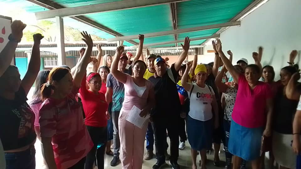 Desde el Baúl municipio Girardot la ubch Higinio Morales postulo con un solo grito a nuestro único candidato nicolas #YoPostuloANicolás