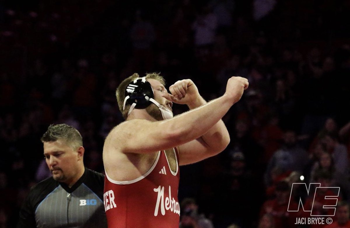 NASH HUTMACHER IS GOING TO NATIONALS!!! He wins 7-0 and will receive an AQ!

Huskers will take 9 to Nationals!