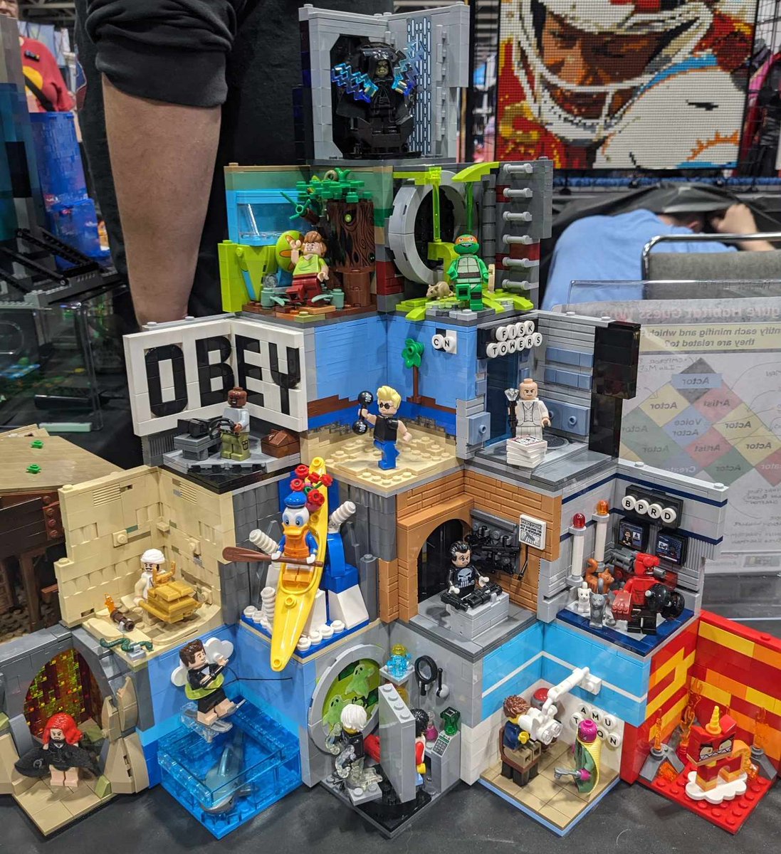 Can you guess all 15 <a href="/PlanetComicon/">Planet Comicon Kansas City</a> guests from their #minifighabitats ?  Come by and check your #legopopculture skills.  We are in the Planet Entertainment Zone, Booth P38.