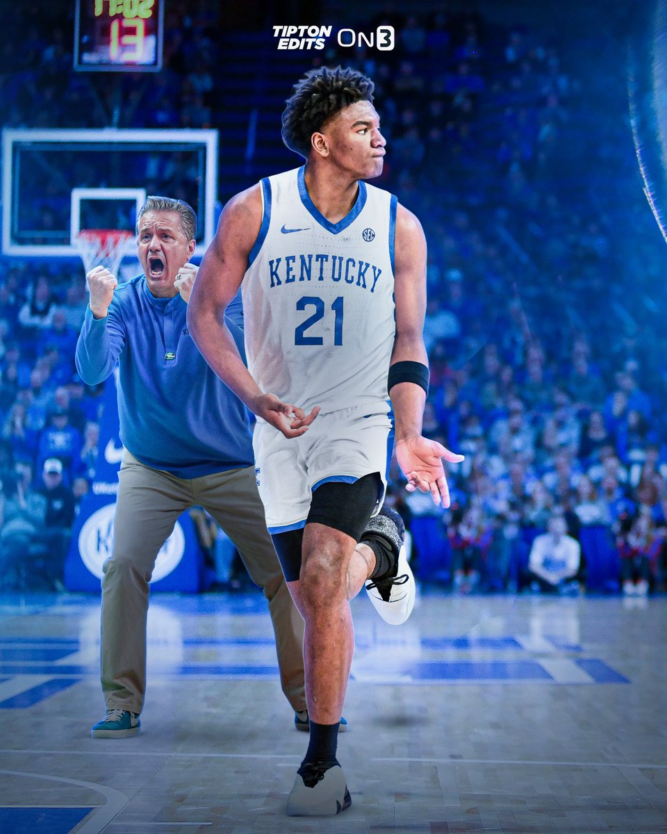 NEWS: 2024 Top-20 recruit Karter Knox has committed to Kentucky, he tells @On3Recruits. The 6-6 wing ultimately chose the Wildcats over Louisville. He is the younger brother of former lottery pick Kevin Knox, who played for UK in 2017-18. Story: on3.com/college/kentuc…