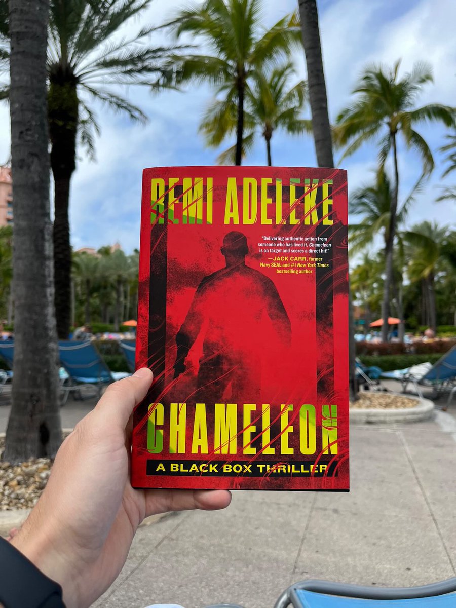 Looking for something to read during your spring break vacation. Check out Chameleon like @dan_evans4 (IG Handle) is doing 🌴🌴🌴 FYI, Signed hardcovers of Chameleon are still available at kejowear.com while supplies last. We’re making room for the paperback edition…