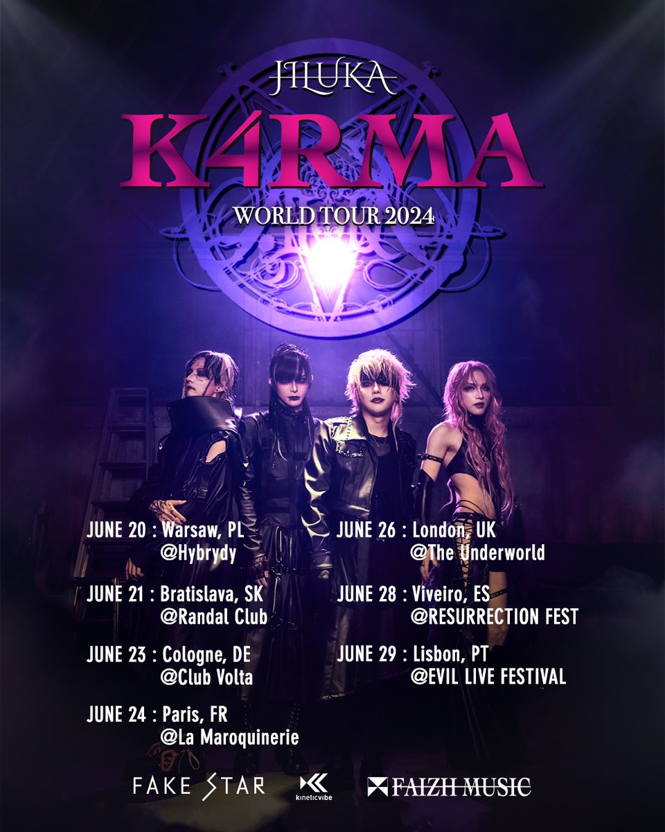 JILUKA is heading to Europe for the very first time with their K4RMA Tour!

Must witness!!
Tickets On Sale Now!!
kineticvibe.net/events/jiluka-…
 
jiluka-web.com/?p=3576