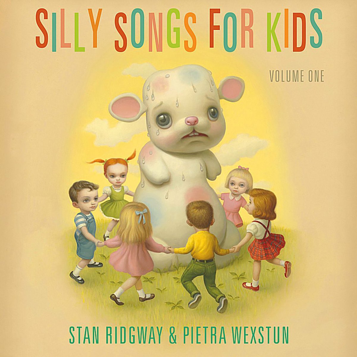 'Silly Songs For Kids' by Stan Ridgway & Pietra Wexstun is now on Bandcamp. bit.ly/3d8t99m 'like being trapped in a Max Fleischer fever nightmare...in a good way!' cover by artist Mark Ryden. #stanridgway #pietrawexstun #surreal #wallofvoodoo #hecatesangels