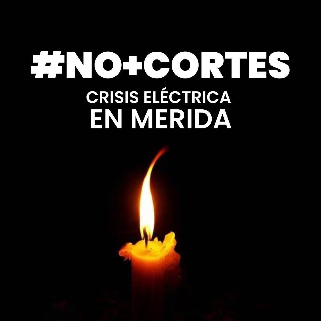 Así está el estado Mérida y Táchira también. Es un gigantesco abuso #sinelectricidad  #sinluz #nomascortes