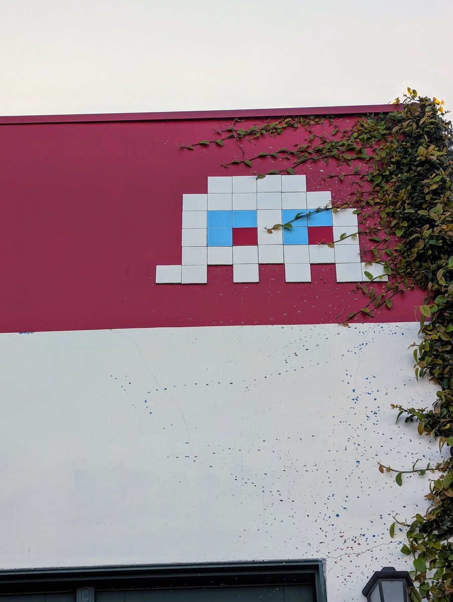 I always love finding a new Space Invader. space-invaders.com