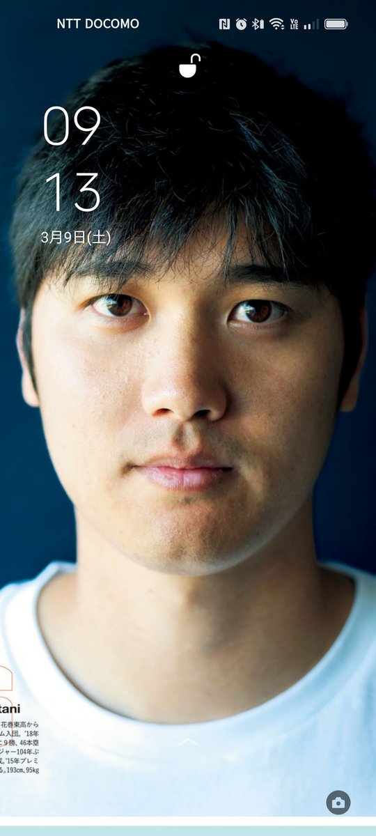 nagasabo's tweet image. #新しい待受画面
#魅力的な大人の男性になった永遠の野球少年
#NumberWeb
#大谷翔平 #ShoheiOhtani #lovefighters #LAD