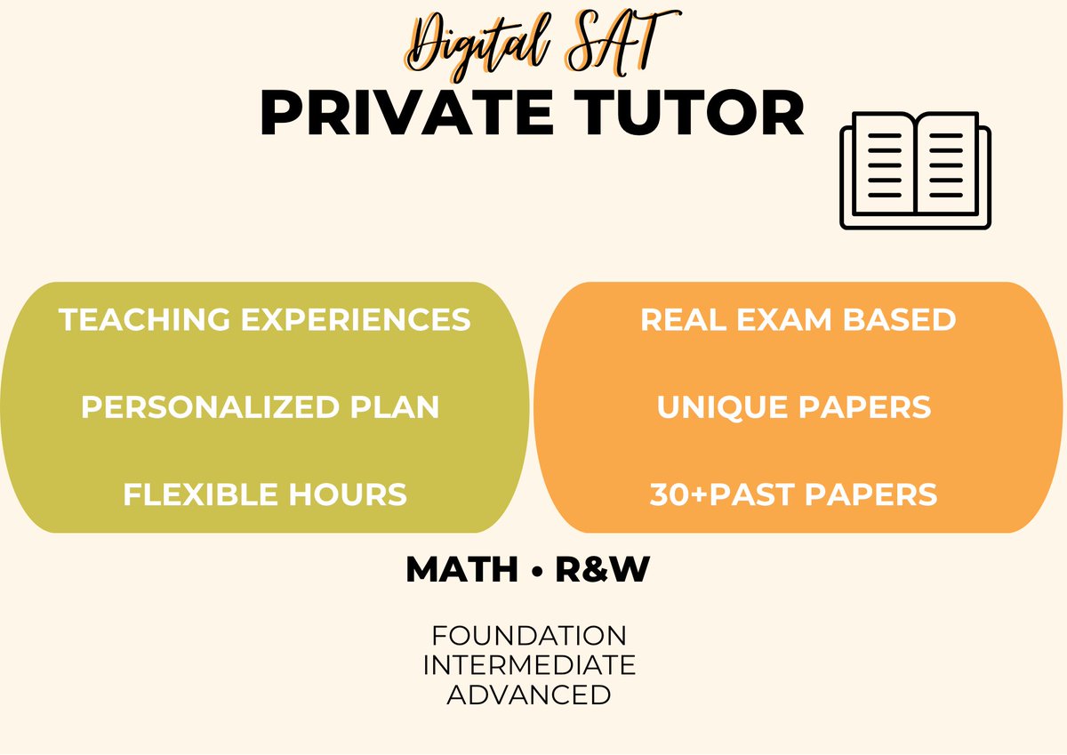 bstdali's tweet image. รับสอน sat math, R&amp;amp;W
📍สอนจากข้อสอบเก่ามากกว่า30+ชุด
⭐️หาจุดอ่อน
💡จัดบทเรียนตามความเหมาะสมของแต่ละคน
💓มีโจทย์ใหม่แยกให้🙅🏻ไม่ใช่4ชุดของcollegeboard  
#satmath #สอนพิเศษ #รับสอนพิเศษ #รับสอนsatmath #สอนsatmath #satdigital #ติวsatmath  #satverbal #สอนsat #bbacu #bbatu #สอบsat