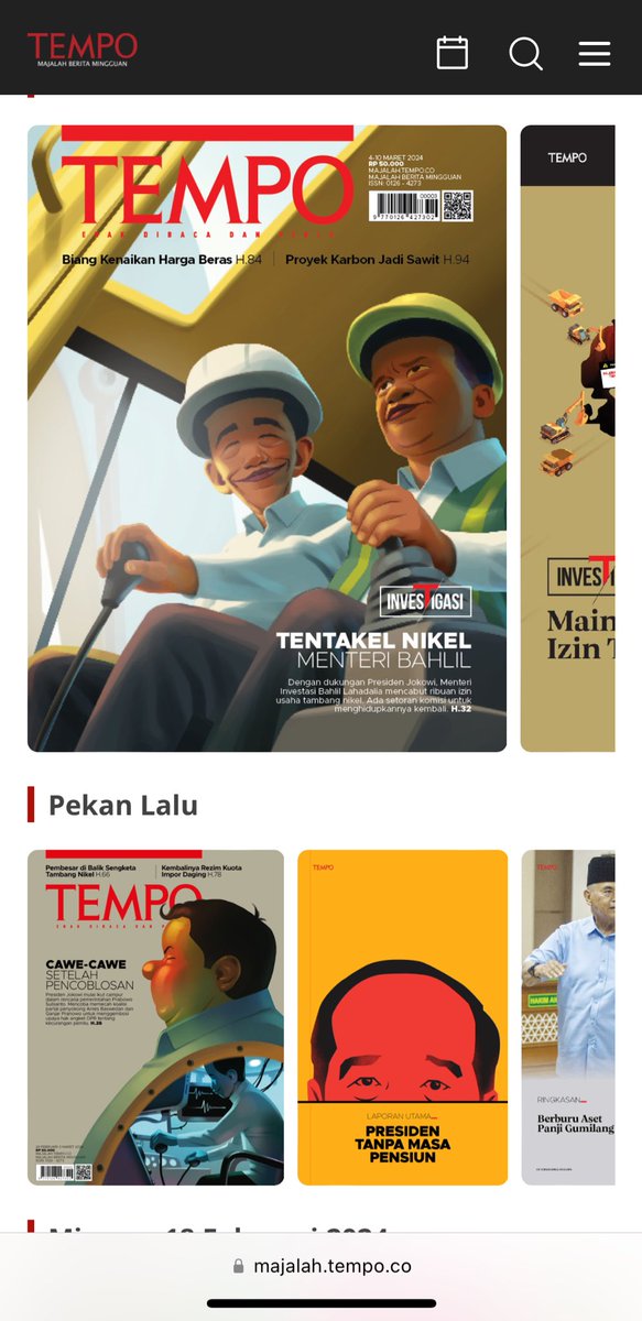 Selamat ulang tahun ke-53, Tempo. Teruslah jadi penyeimbang. Suaramu akan semakin diperlukan. <a href="/temponewsroom/">TEMPO</a> <a href="/arifz_tempo/">arif zulkifli</a> <a href="/uk_su/">Uu Suhardi</a> <a href="/hidayatbagdja/">Bagja Hidayat</a> <a href="/BudiSetyarso/">Budi Setyarso</a>