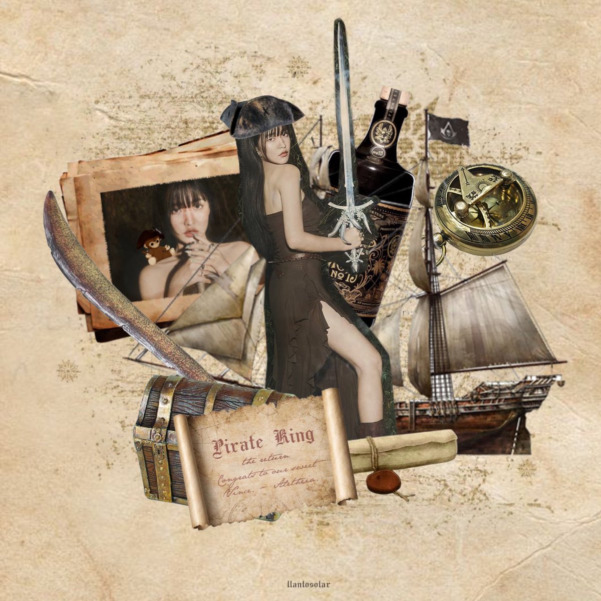 llantosolar's tweet photo. ๐ค , marzo 09. ๏นdiario de aletheia: #KingPirate #TotheOcean โฅ el regreso del rey pirata ! todos levanten sus espadas en honor a Vincent Dร insleif. โ isla dragรณn, mar dorado. แญ โหห โ โ https://t.co/sxdcNQ9nRb