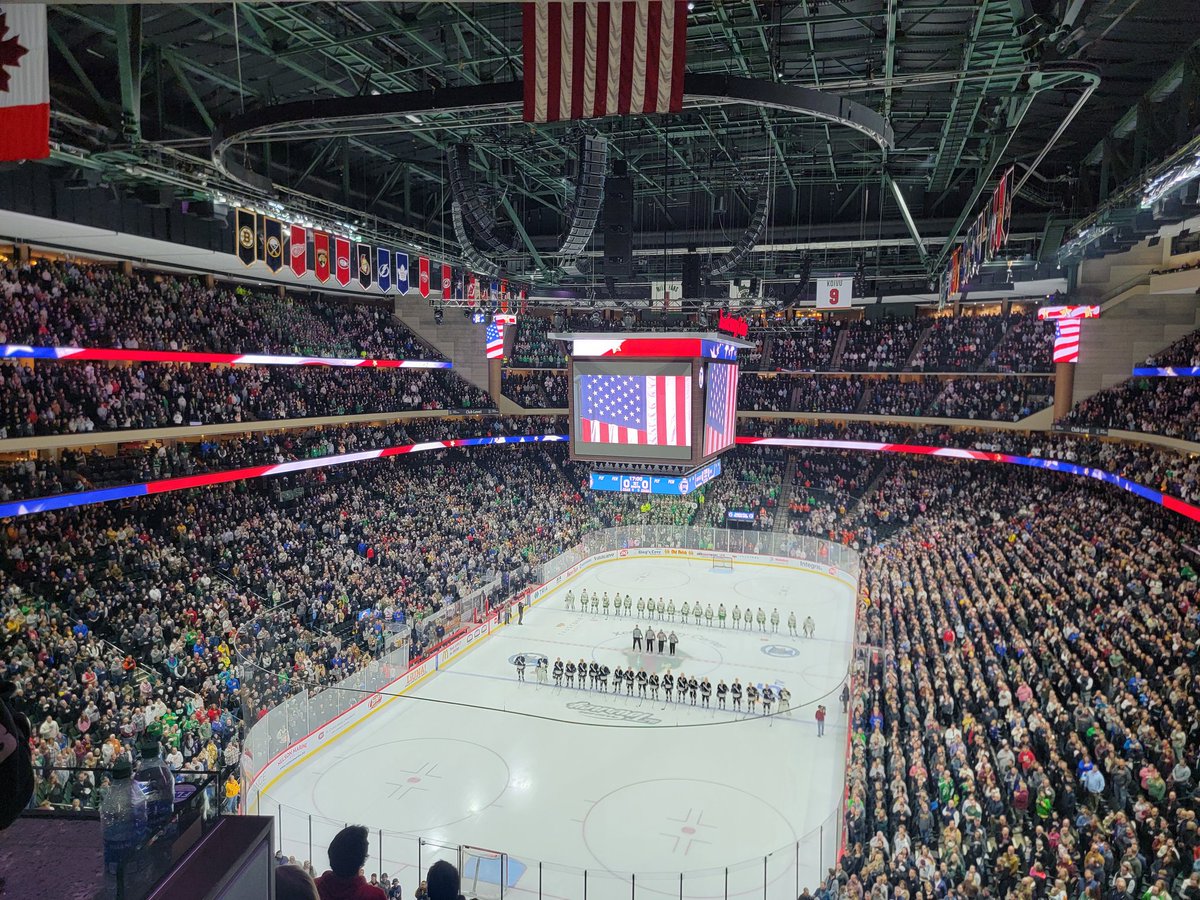 THIS is why Minnesota [H.S. game] is the 'State of Hockey' ##TheTourney24