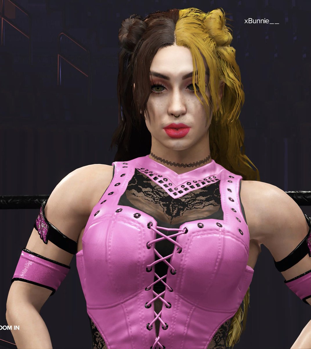 CuttingCharm's tweet photo. I really enjoyed how this morph came out. 🥰💗

Callie is available for download on #CommunityCreations on #WWE2K24 

Tags are: #SVRSugar #DIVA #CUTE 

#WWE2K4 #WWE2K23 #WWE #WWEGames #CAW https://t.co/InbDCN9GMM