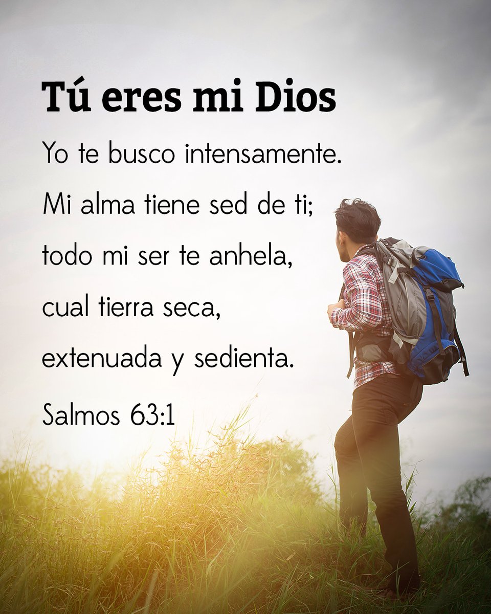 CercaEsta's tweet photo. Tú eres mi Dios; yo te busco intensamente. Mi alma tiene sed de ti; todo mi ser te anhela, cual tierra seca, extenuada y sedienta—Salmos 63:1

#salmos #sed #alma #tierraseca #versículo https://t.co/OI1so8spTv