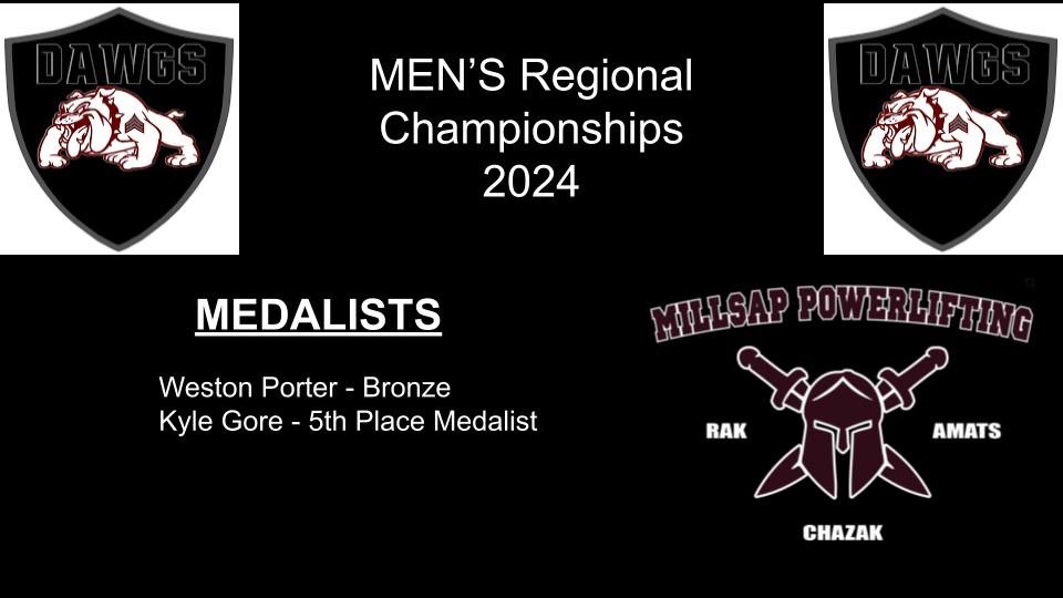 Congratulations to our Men’s Regional Medalists from yesterday!