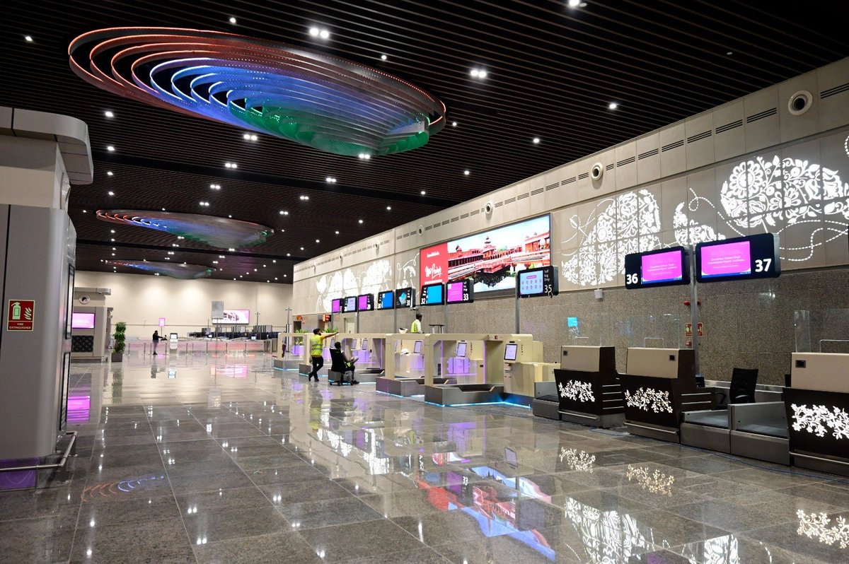 The Uttar Pradesh Index (@theupindex) on Twitter photo Stunning visuals of T3 Terminal, CCS International Airport at Lucknow❣️
PC ~ <a href="/HindustanTimes/">Hindustan Times</a> Stunning visuals of T3 Terminal, CCS International Airport at Lucknow❣️
PC ~ <a href="/HindustanTimes/">Hindustan Times</a>