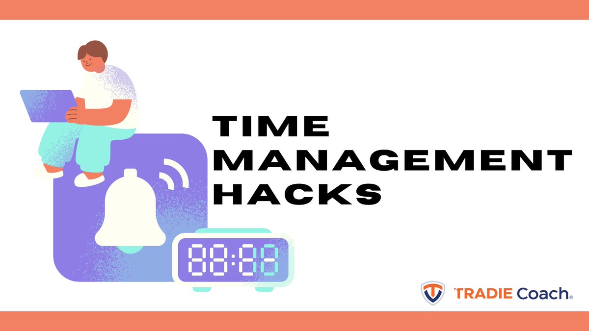TheBizProphet's tweet image. Attention Aussie tradies! Struggling to keep up with your busy schedule? Our latest blog unveils time management hacks tailored just for you! Discover how to boost productivity, dodge common time-wasters, and beat burnout. tradiecoach.com/resources/b/ti…