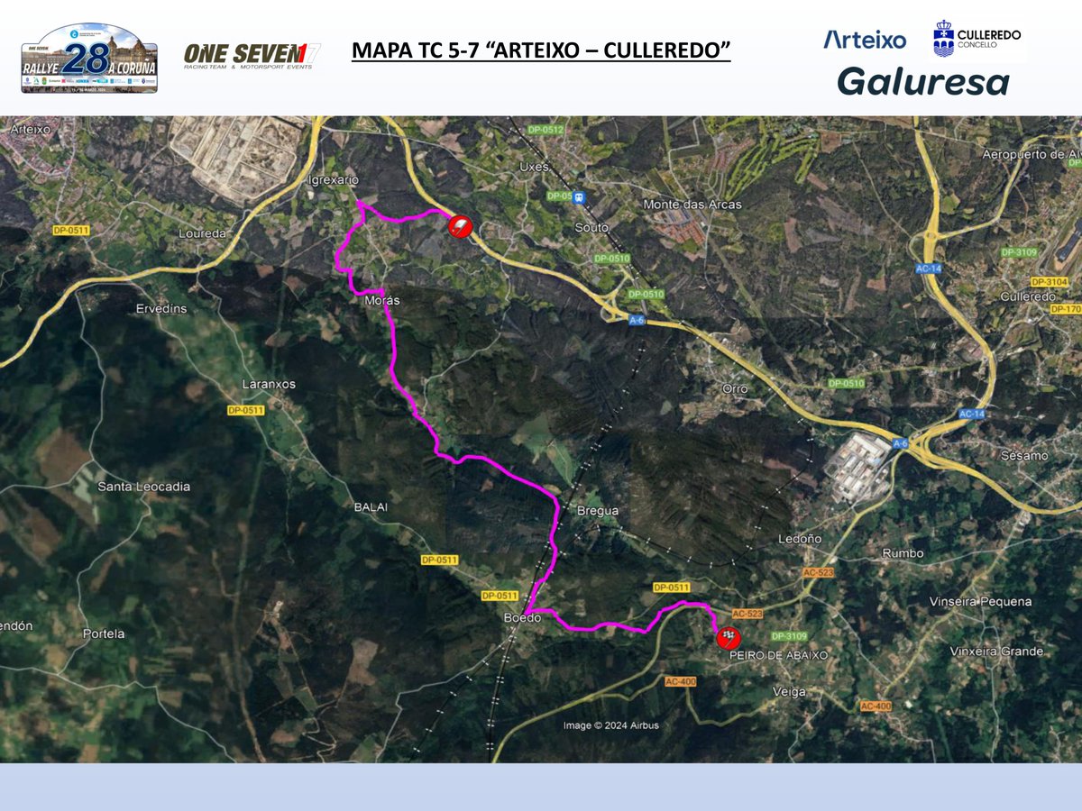 RallyeACoruna's tweet photo. 28º Rallye de A Coruña - TC 5/7: Arteixo - Culleredo (Galuresa)

https://t.co/ynwWyd1J2b

#RallyeACoruna https://t.co/Glj7Y0v0q6