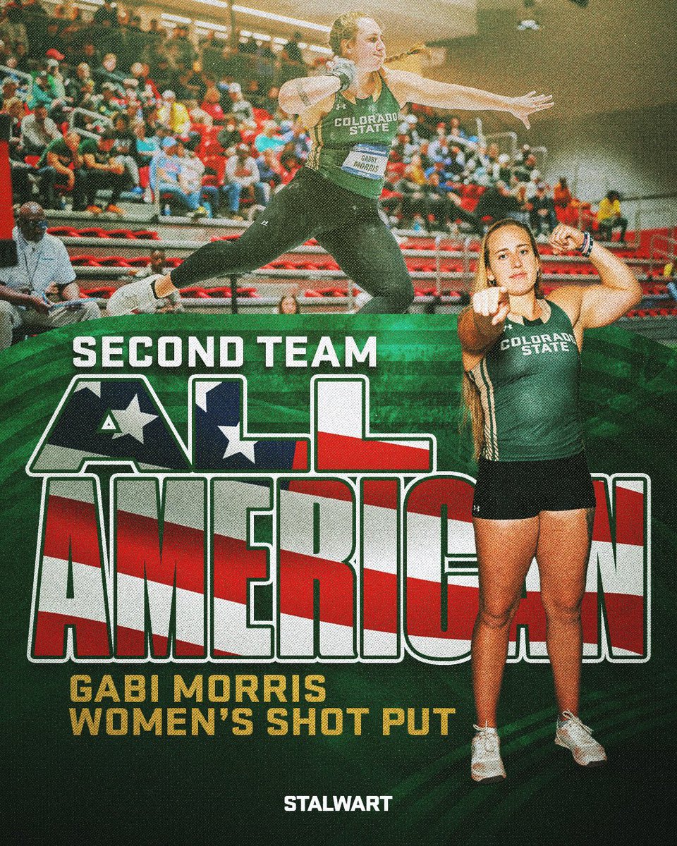 𝗚𝗼𝘁 𝗮𝗳𝘁𝗲𝗿 𝗶𝘁 🔥

Gabi Morris placed 13th with a mark of 16.25m! Making her a Second Team All American

#Stalwart x #CSURams