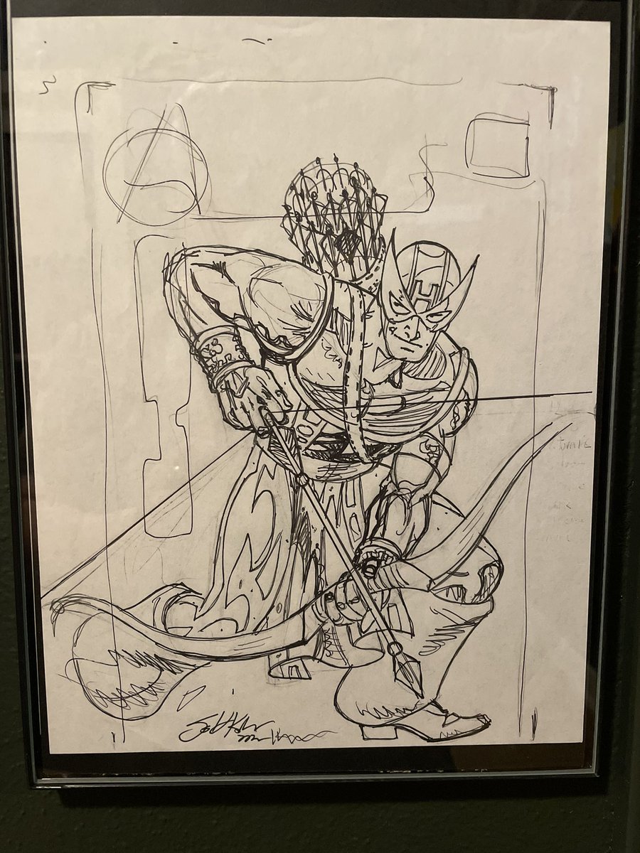 Chrishunt72's tweet image. I had the esteemed pleasure of meeting @Scott Kolins today. That guy is very talented and has drawn some of my favorite stories. Additionally, he’s a great human being. I’m very thankful he came to Toledo.I’m also very grateful he shared some of his brilliance with me.
