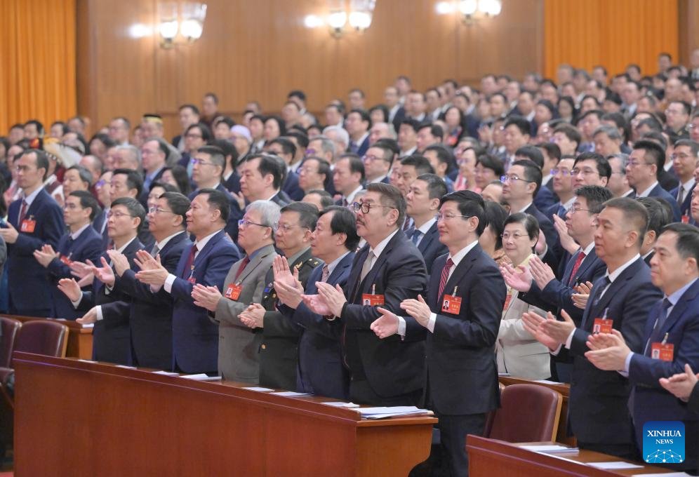 VoiceofPD's tweet photo. The second session of the 14th National Committee of the Chinese People's Political Consultative Conference (#CPPCC), China's top political advisory body, started its closing meeting on Sunday morning.
#TwoSessions #2024TwoSessions
Read full: https://t.co/VZnXfTufUv https://t.co/ydo0iqHLT0