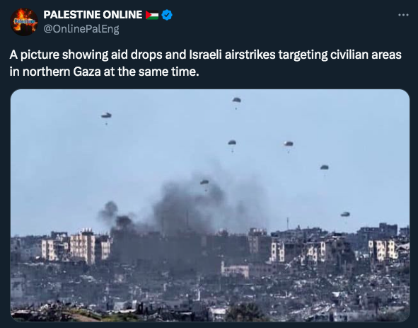 caitoz's tweet photo. This Is What Our Ruling Class Has Decided Will Be Normal

US airman Aaron Bushnell said the words “This is what our ruling class has decided will be normal” before self-immolating in protest of the genocide in Gaza. That simple line has been reverberating throughout our collective consciousness ever since.

It seems like every day now we’re learning some horrible new fact about the US-centralized power alliance and the empire managers who carry out its malignant will for our world, because that’s just what our rulers have decided will be the norm for our species going forward.

Reports that Israel tortured UN workers to extract false testimony against Gaza’s primary humanitarian aid agency.

Images surfacing of airstrikes on Gaza occurring at the same time and location as airdrops of aid.

Gazan children beginning to drop dead from hunger in a deliberately-engineered famine that is causing sweeping starvation at breakneck speed.

The IDF kettling the population of Gaza further and further south with a horrifically destructive onslaught and then setting up an attack on the enclave’s densely-packed southernmost point.

Israeli “demonstrators” bringing cotton candy machines and bouncy castles to create a fun, family-friendly atmosphere for their blockades to stop aid trucks from getting into Gaza.

The US president waxing poetically about how “heartbreaking” all the death and destruction in Gaza is when he himself is directly responsible for that death and destruction.

People in the world’s most powerful nation being told they have to choose between two candidates who both support this genocide.

A journalist locked away in a maximum-security prison for factual reporting on the same empire which claims to support free speech and a free press.

The biosphere we depend on for survival being fed into a soulless profit-generating death machine because everything on our planet has been turned into a commodity.

The leaders of nuclear-armed states brandishing armageddon weapons at each other because a few manipulators in Washington DC and Virginia have decided that the US must maintain global hegemony at all cost.

A mind-controlled dystopia in which ordinary people are propagandized into accepting all this as perfectly fine.

This is what our ruling class has decided will be normal.

This madness will continue until we come together and resolutely decide the opposite.