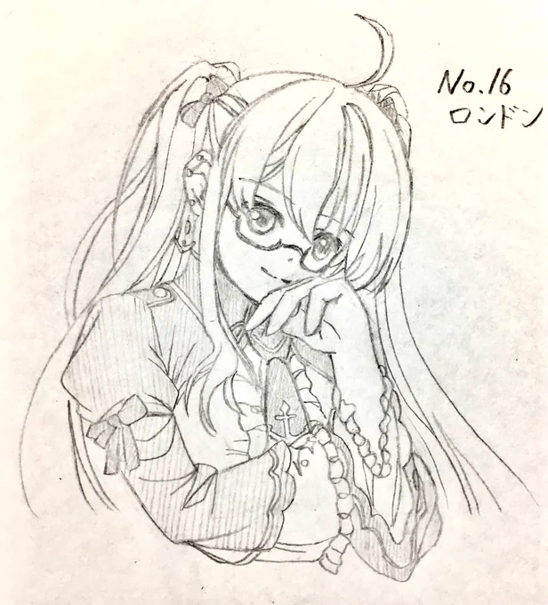 一瞬4本指に見えますが、人差し指は曲げてます。
だから生成AI絵ではなくてよ。

#アズールレーン #アズレン #ロンドン 
個人的には、妹の方が… 