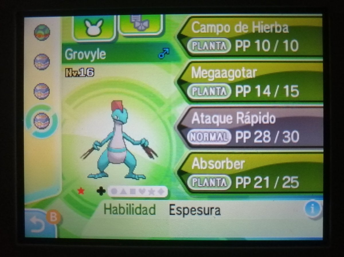 RedThg's tweet photo. Shiny Grovyle ✨
Después de 874 RE
#ShinyPokemon https://t.co/8TqVym3Bk1