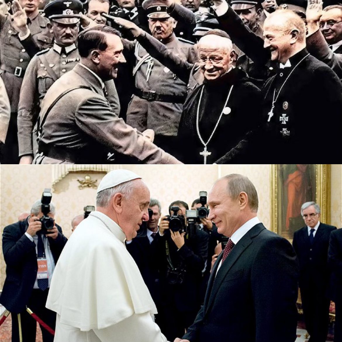 rshereme's tweet photo. Never forget… The color of the robe may have changed, but the substance is still the same. The Catholic Church has to find a better way of electing its leaders. https://t.co/gtjfRvLmH1