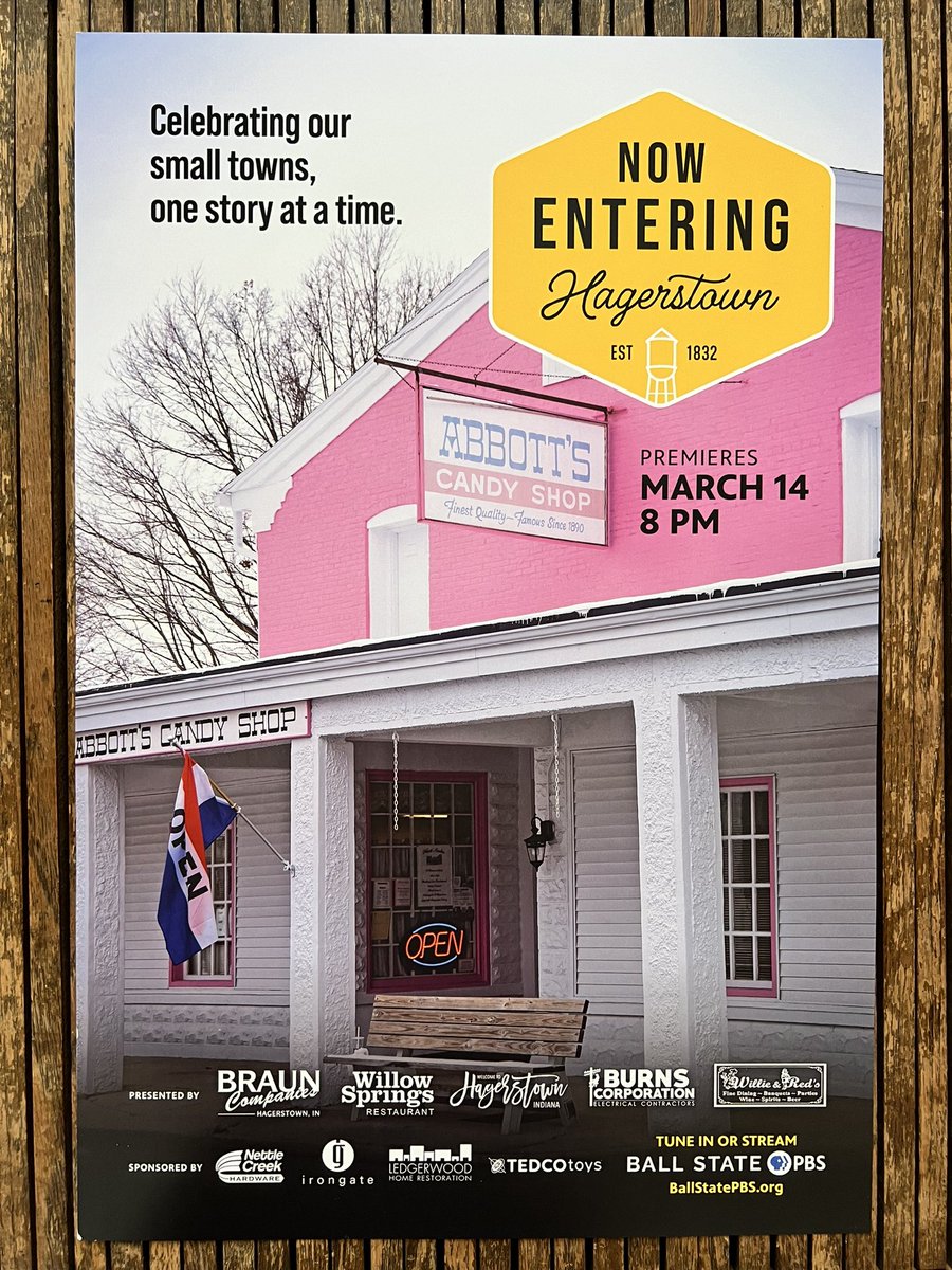 PBS will be featuring “Now Entering Hagerstown” on March 14 at 8pm. Be sure to check it out and look for IronGate’s commercial! #homeinwayne