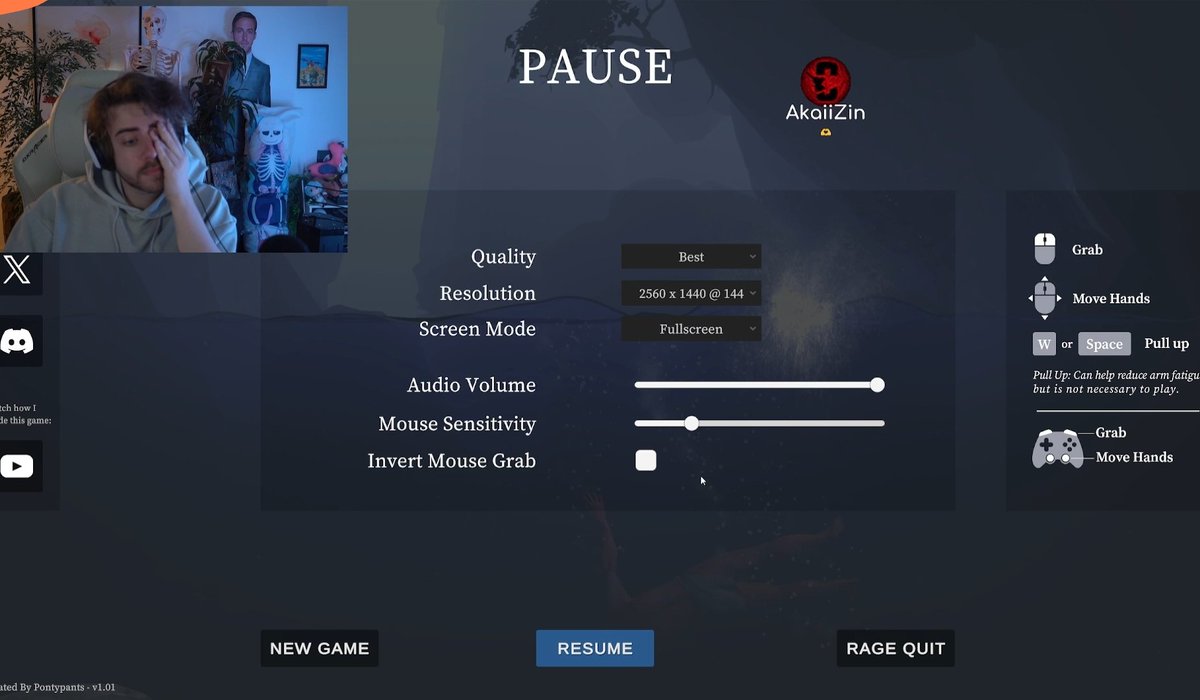 ele esta repensando se deve continuar jogando isso