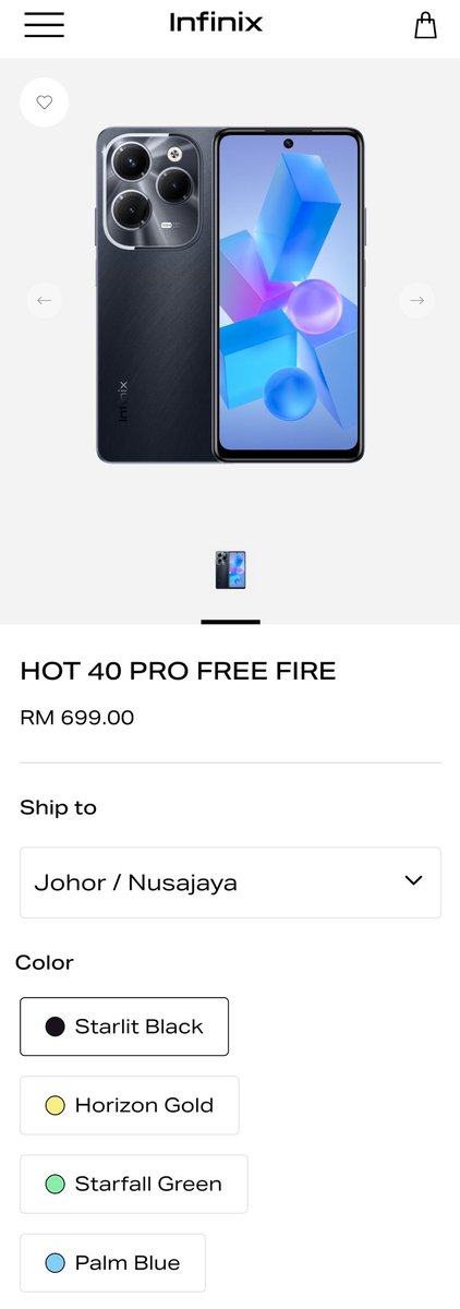 fabrizio_degni's tweet image. I had a look (you know how curious I am 😅) to the #Infinix website and they launched a cheap smartphone locally for just 140 USD: the #InfinixHOT40FreeFire. So the name isn't exactly short 😅 but if I ignore the SoC, I don't like at all the #HelioG99, it isn't overall bad.
#Tech