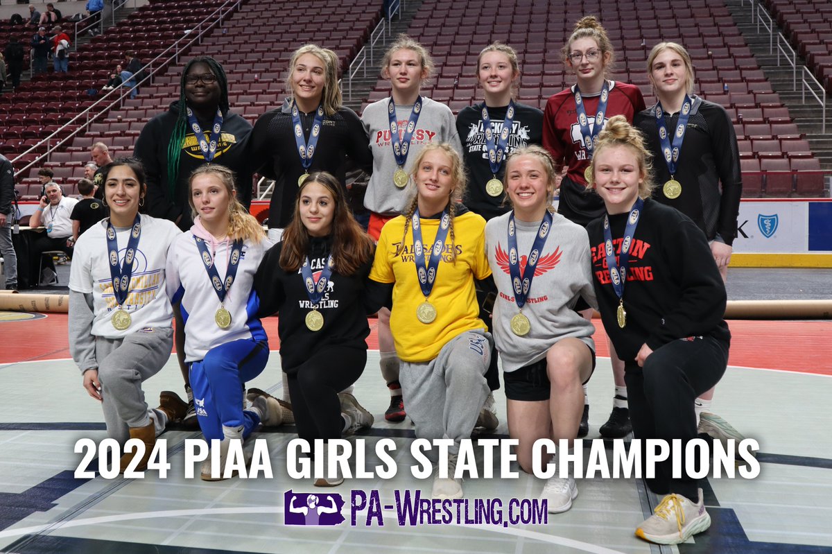 Your 2024 PIAA Wrestling state champions!