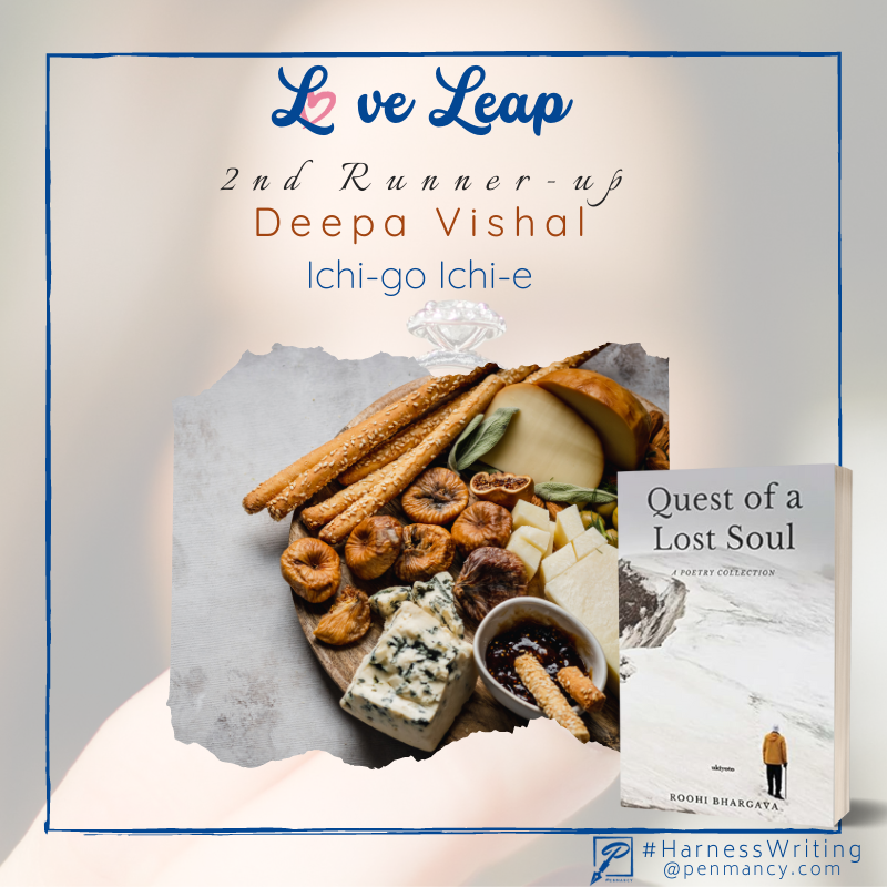 penmancy's tweet image. #HarnessWriting: #LoveLeap Winner Announcement

Congratulations to:
🥉: Ichi-go Ichi-e by Deepa Vishal
🥈: Love’s Time Capsule by Harshita Nanda
🥇: Leap of Faith by Alpna Das Sharma

#Wrtitingprompt: penmancy.com/love-leap/

#shortstories #writingcommunity #writerscommunity