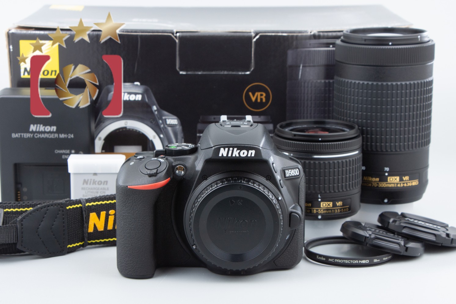 Nikon D5600☆高性能AF-Pレンズ☆一眼レフカメラ☆Wi-Fi 美