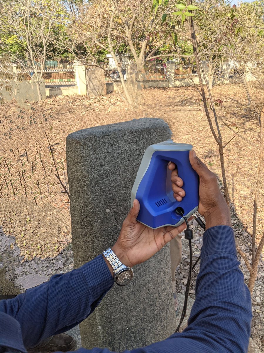 The Mythic Society Bengaluru Inscriptions 3D Digital Conservation team will be working at ORI Mysore Tuesday afternoon (12-Mar-24) through Thursday afternoon (14-Mar-24). Anyone interested in seeing how we conserve stone inscriptions in digital 3D is welcome to come by.