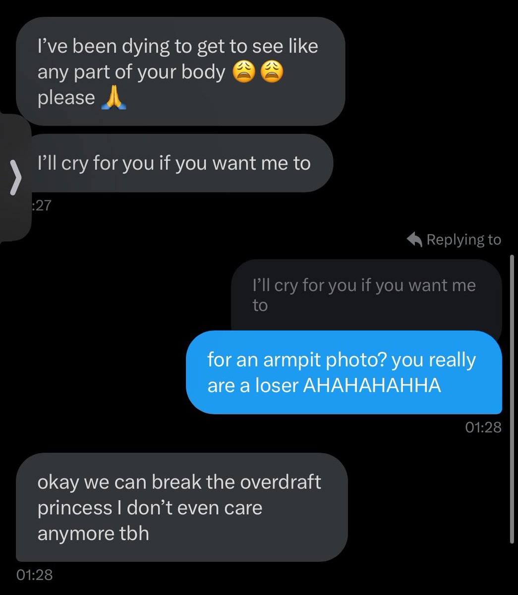 heyuitslila's tweet photo. sent him pixelated armpits and he lost it🙂 men are really good at making decisions LOL 

teen findom moneyslave paypig https://t.co/lhBlLu2fNo