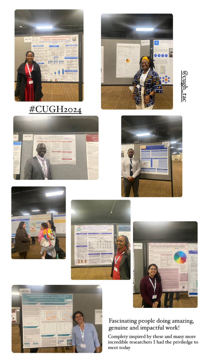 Definitly one of the best things of #CUGH2024 was meeting sooo many 
fascinating people doing amazing, genuine and impactful work! 🥹🤍 

The spark in their eyes gives a spark to my soul ✨

Their work gives me so much hope for a brigther future 🤍