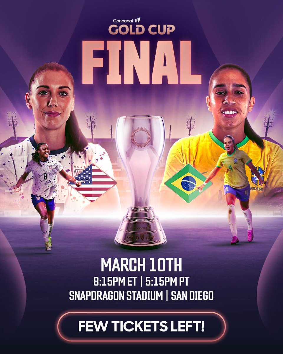 Hurry up and don't miss the W Gold Cup Final bit.ly/3PCjtGT 🏆