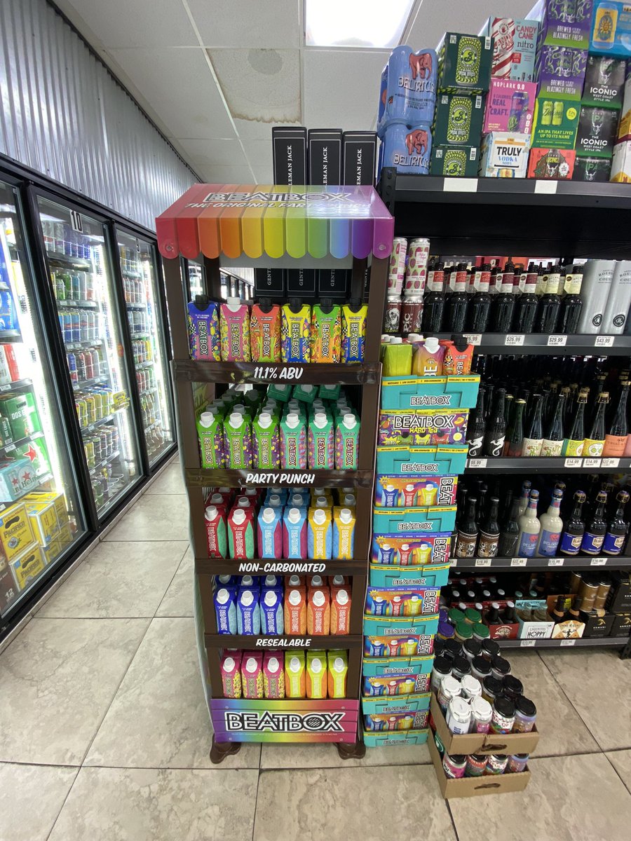Louie’s Liquor literally has every flavor of everything 😆 @BeatboxBevs #BeatboxPartyPack