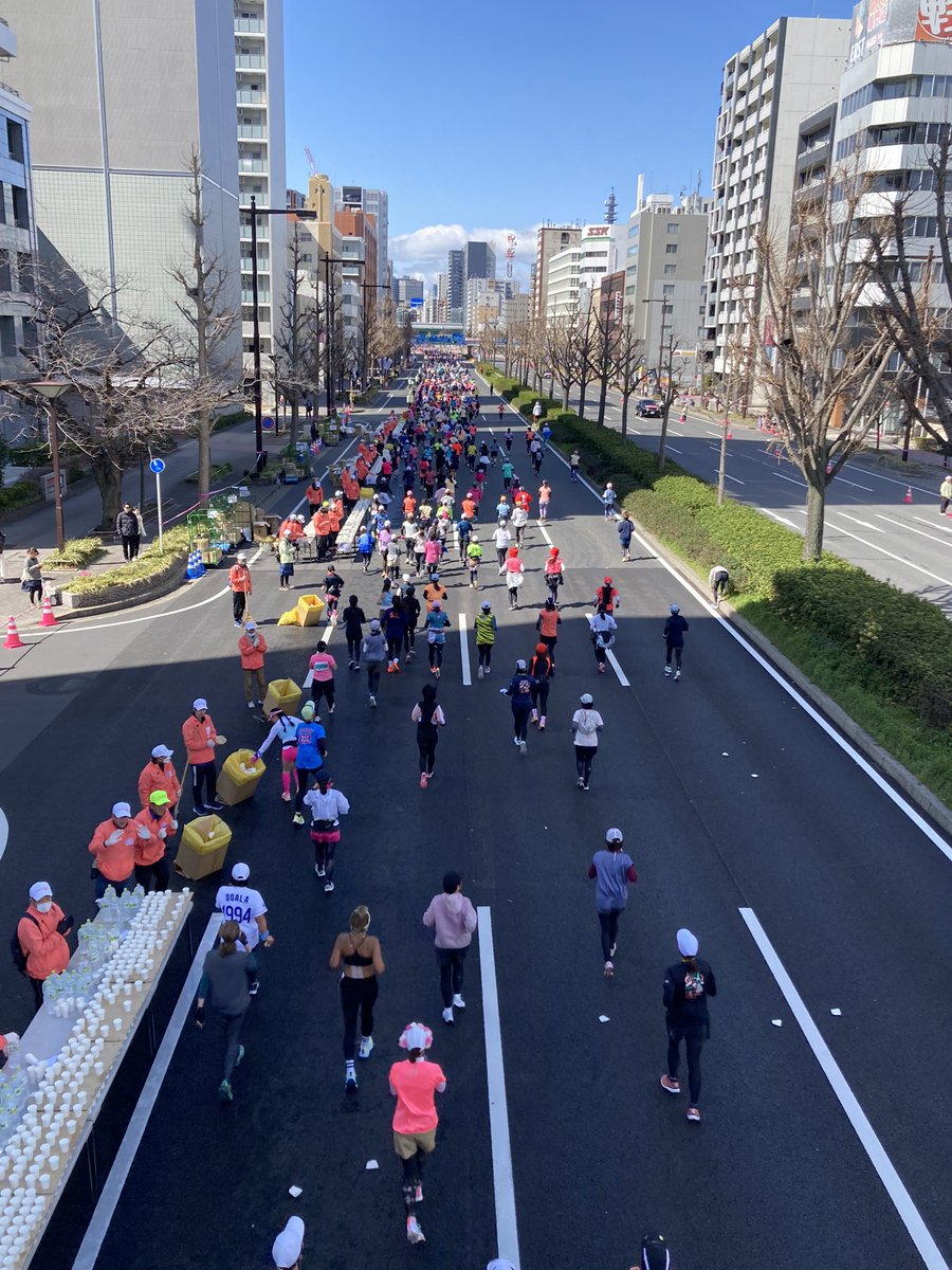 ウィメンズマラソン応援中📣