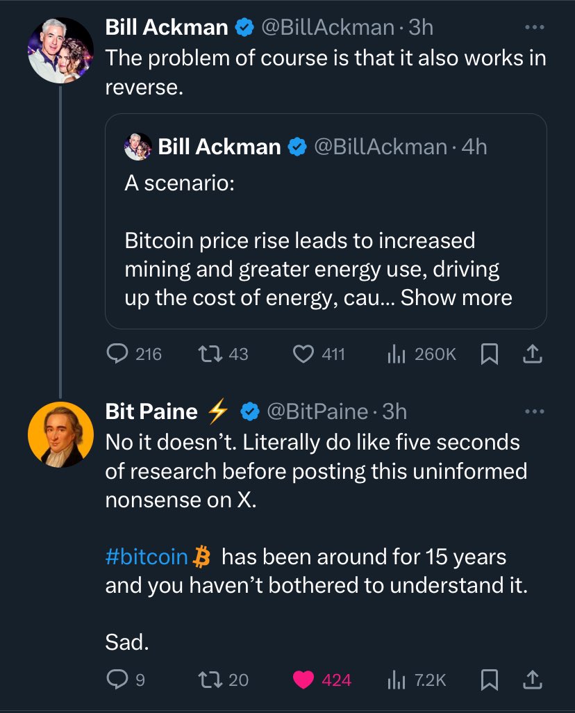 UnderCoercion's tweet photo. 🚨BREAKING: Mean Bitcoin Maxi hurts feelings of billionaire. Bitcoin price instantly pumps to $69k. https://t.co/hL6kJ4E75k
