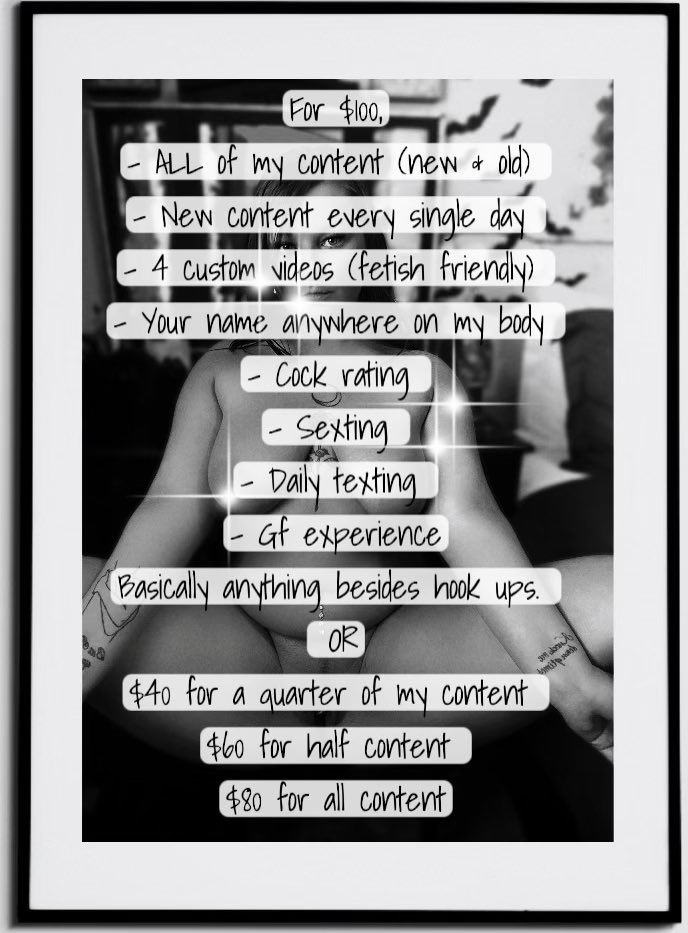 For my followers who’d rather deal directly w me and get good deals ♡︎