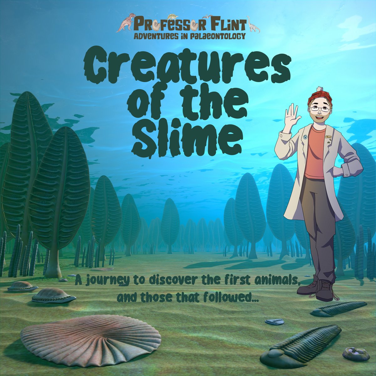 Album cover reveal... ❤️
Scheduled for release, May 1st, 2024. 

"Creatures of the Slime" features songs inspired by some of the first big life from the Ediacaran period, and the years that followed soon after, into the Cambrian period.
