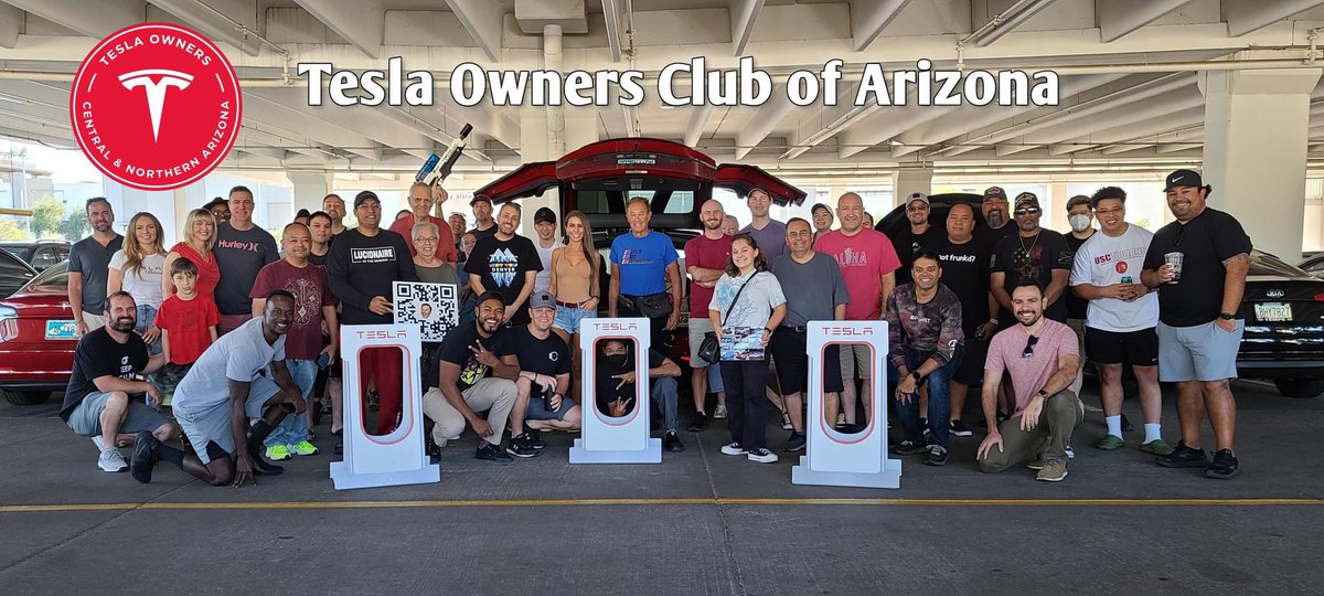 TeslaClubAz's tweet photo. CALLING ALL TESLA OWNERS!

Come on out to the end of the month meet up! 

When: Sunday, March 31st from 10:00 to 11:30 AM

Where: Biltmore Superchargers, 2502 E Camelback Rd, Phoenix, AZ 85016

Free donuts, hotwheels, and 3D-printed toy cybertrucks! Wooooo! https://t.co/y5RI56Y5Z1