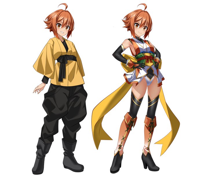 あまりオシャレなどは気にしない火翠さんの私服差分。
男の子と間違えられることも多いとか。 