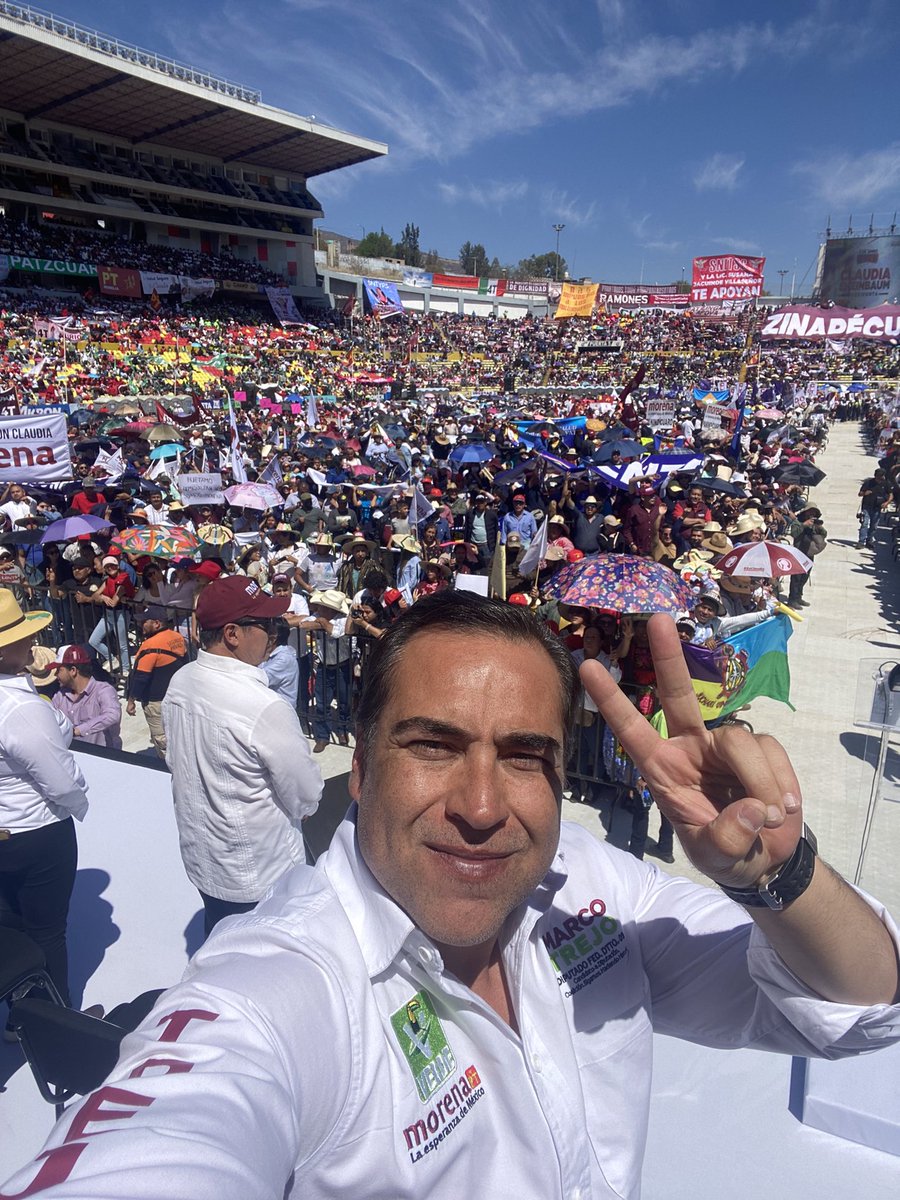 marcotrejo_1's tweet photo. En Michoacan seguiremos haciendo historia con @Claudiashein https://t.co/80czX5eWNW