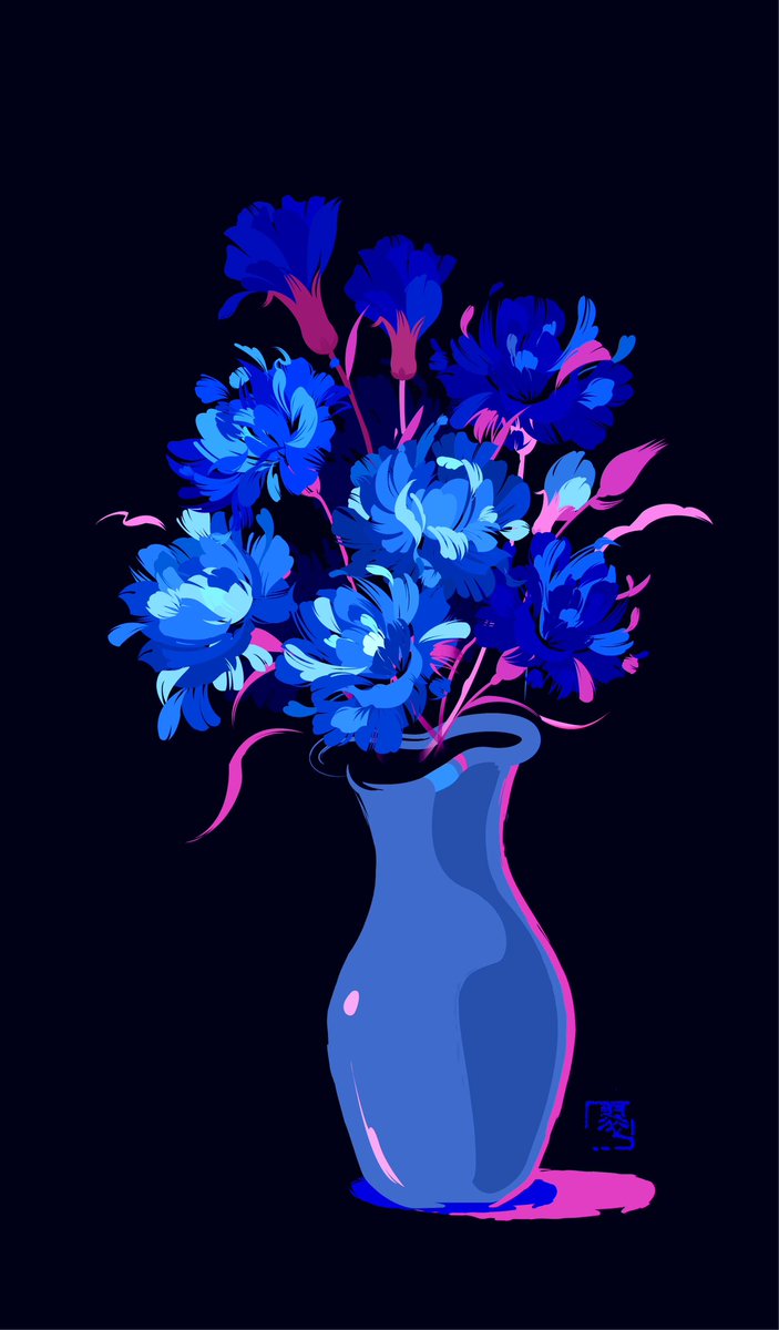 「#TLを花でいっぱいにしよう 」|裏柳 翠 青のIllustrator使いのイラスト