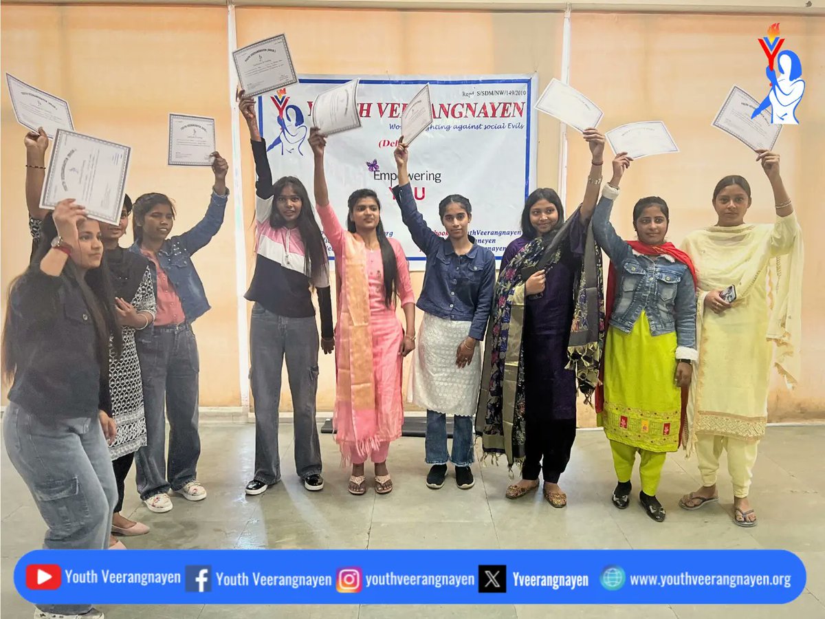 We successfully trained another batch of women in beauty and make-up in Chandigarh. A Felicitation program and blood check-up camp was also organised on the occasion of #WomensDay. 
#Empowerment
#WomenEmpowerment 
#InternationalWomenDay
#BeautyParlourCourse
#FreeBeauticianCourse